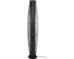 Vloerlamp 150cm - Zwart Mesh - 29x29x150 cm - Vloerlamp Cylinder - Giga Meubel