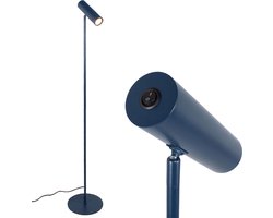 Vloerlamp | 25 cm | nikki | GU10 | blauw | metaal | scandinavisch modern