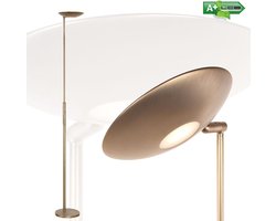 Vloerlamp | 28 cm | Sapporo-Geneva | LED | brons bruin | metaal | design verlichting, diffuse verlichting, functionele verlichting, indirecte verlichting, moderne verlichting, sfeer verlichting