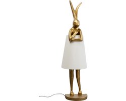 Vloerlamp Animal Rabbit Gold-White 150cm