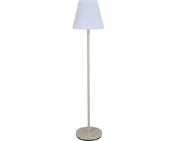 Vloerlamp Beige Staal/Kunststof - Buitenlamp - 35x35x150cm - Stella - Giga Meubel