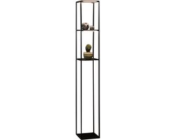 Vloerlamp Conni Zwart 140cm incl. Dimmer