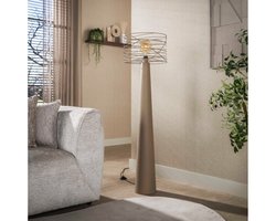 Vloerlamp Curl 1L - Beige - 40x40x145 cm