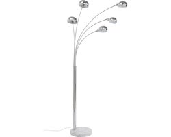 Vloerlamp Five Fingers 201cm chroom Kare Design