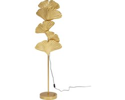 Vloerlamp ginkgobladeren 160cm goud Kare Design
