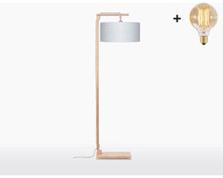 Vloerlamp – HIMALAYA – Bamboe/linnen