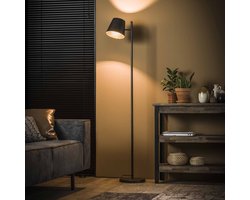 Vloerlamp Industrieel - 1 Lamp - Verstelbare Metalen kap