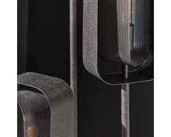 Vloerlamp Jeff 3-lichts mesh rotate