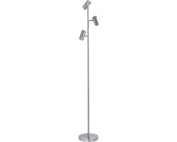 Vloerlamp LED Burgos 160cm Nickel GU10