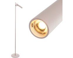 Vloerlamp leeslamp | 23 cm | Pierro | LED | beige/crème | metaal | modern design
