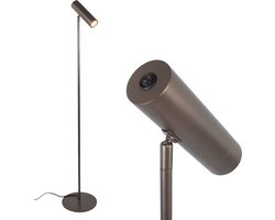 Vloerlamp leeslamp | 25 cm | nikki | GU10 | bruin brons | metaal | modern scandinavisch