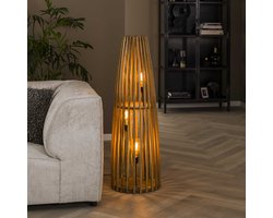 Vloerlamp Luana - Mangohout - 123cm hoog