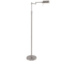 Vloerlamp met dimmer en hoogteverstelling 114-145 cm staal Karl Mexlite