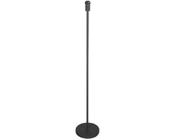 Vloerlamp Noor 3403ZW - moderne zwarte lamp zonder kap, E27 fitting, metaal en kunststof - Mexlite
