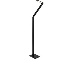 Vloerlamp Serenade 2685ZW Zwart, Design, Draaibaar en Kantelbaar, Elektronica en Metaal, Steinhauer, Hoogte 100-140 cm, Voet 24x17 cm
