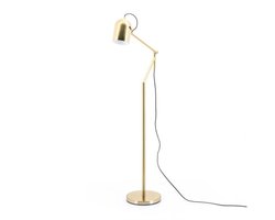 Vloerlamp Sleek - gold | BY-BOO