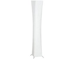 Vloerlamp - Staande Lamp Met Papieren Kap - Voetschakelaar - 3 Helderheidsniveaus - Wit