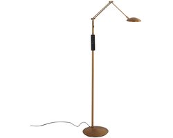Vloerlamp Steinhauer Daphne 2 4601BR - bronzen leeslamp van metaal en elektronica, verstelbaar licht, klassieke stijl, ideaal voor binnengebruik