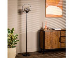 Vloerlamp Sunset 1-lichts - Smoke glas | BY-OLAF