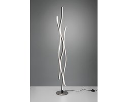 Vloerlamp Trio Leuchten Blaze aluminium