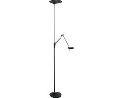 Vloerlamp | Zodiac LED | 2 lichts | LED | zwart | kunststof en metaal | modern