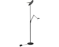 Vloerlamp - zwart - Zenith2 - elektronica kunststof metaal - design lamp - LED - 4390ZW - Steinhauer Exclusive