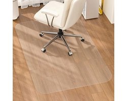 Vloermat - Bureaustoelmat - Doorzichtige PVC Vloermat - Beschermt - 120x100cm Antislip & Slijtvast - Voor Kantoorstoel & Vloerbescherming