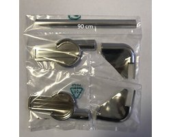 vloerprofiel v. inloopdouche + draai- of vouwdeur