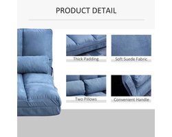 Vloerstoel – Zitstoel – Lounge Stoel – Relaxstoel – 3 Verstelbare Posities – Stevige Rugleuning