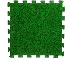 Vloertegels Schuim - Modulaire Mat - Buiten Gebruik - Puzzle Systeem - 8 Stuks 50x50 - Groen