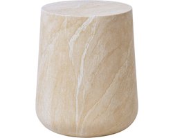 V&M Design Bijzettafel - Binnen en Buiten - Nachtkastje - Ø35 x 45 - Wit