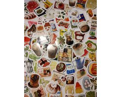 Voedsel Fast Food Sticker Pack - 50 Stickers - Laptop Stickers - Bullet Journal Stickers - Telefoon Stickers - Voedsel - Noms - Food Love - Foodies - Eten - Snacks - Fast Food - Veggies - Brood - Groenten - Fruit - Lekkers