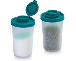 Voedsel Op Reis: Vochtbestendige Zout- en Peperstrooiers - Set van 2 Groot