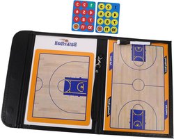 Voetbal Basketbal Whiteboard - Coachbord Trainingsbord - Sportstrategie Bepalen - Magnetisch Opvouwbaar - 31.8 x 23.5 cm - Multicolor