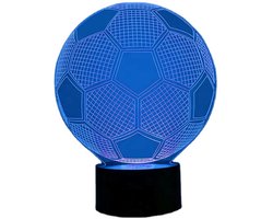 Voetbal LED Lamp – Voetbal Nachtlamp - Multicolor - LED - USB of batterijen - CHPN