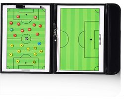Voetbal Tactiekbord Kit - Uitwisbare Coachmap Met Magneten & Stift - Coachbord - 54 Centimeter - Magnetisch & Opvouwbaar
