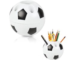 Voetbalstijl Pennenhouder met 6 Gaten, Plastic Bureau Organizer voor Thuis, Kantoor en School, Ideaal Cadeau voor de Eerste Schooldag en Organisatie van Schrijfgerei
