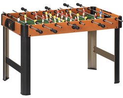 Voetbaltafel - Tafelvoetbal - Tafelvoetbalset - Partyspeltafel - 2 Ballen - Antislip Handgrepen - Scorebord - Tafelvoetbalspel - Tafel Voetbal - 118x104x69 cm - Speltafel - Compact