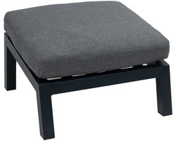 Voetenbank Bezano | Matt Black/Grey | Aluminium