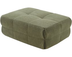 Voetenbank Koskyvn 35x80x55 cm groen [en.casa]