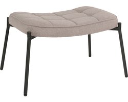 Voetenbank Stone - Stof & Textiel - 61x41x36cm - Voetenbank Glasgow - House Nordic