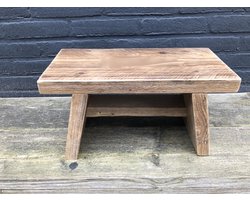 Voetenbankje / Krukje voor kids  40 x 19,5 x 23 cm Steigerhout