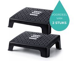 Voetensteun Bureau SET (2x) - Antislip - Ergonomische Voetensteun - Voetsteun Kantoor - Voetensteun Bureau Ergonomisch - Voetsteun - Bureau Voetensteun - Voetenbankje Bureau - Voetenbankjes - Ergonomische Voetenbank - Office