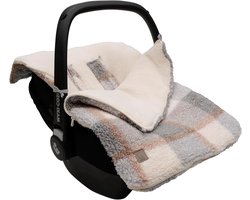 Voetenzak voor Babyzitje - Geschikt voor Kinderwagen en Autostoel - Teddy Stof