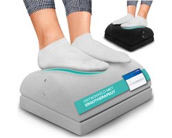 Voetsteun Bureau – Testwinnaar Premium Schuimkern – In Hoogte Verstelbare Voetenbank – Antislip Ergonomische Voetensteun Voor Bureau & Thuiskantoor – Comfortabele Voetenbank Accessoires