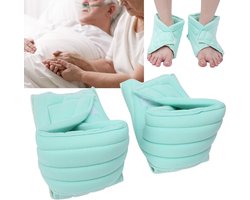 Voetsteun - enkelsteun - verstelbaar hielkussen - anti-decubituskussen - Bed voor ouderen - verpleegkundige zorg - geschikt voor merk - Groen