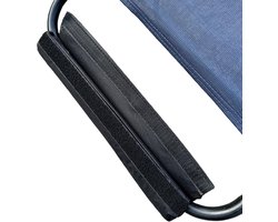 Voetsteun Relaxstoel - Voetensteun Buiten - Buiten Ontspannen - Premium Schuim Vulling - 40 x 8 cm - Grijs