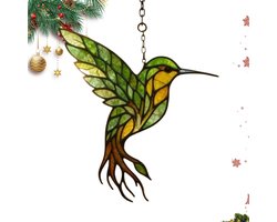 Vogel Zonnevanger 2D Acryl Boom Design Hanger 20 Cm Tuin Decoratie Voor Buiten Achtertuin Terras Woonkamer Slaapkamer En Boekenplank Kleurrijk Cadeau