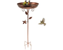 Vogelbad op Voet - Waterschaal - Vogeldrinkbak - Vogeldrinkschaal - Vogelbadje Buiten - Voederschaal Tuin - Drinkschaal Vogel - Vintage - 80cm