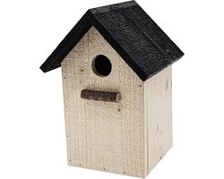 Vogelhuis - Nestkastje houten afmeting 14x14x21cm
